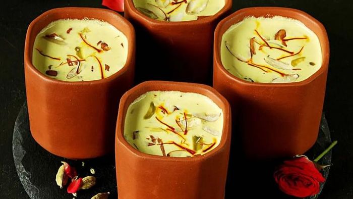 It is prepared mostly during the festivals of Holi and Mahashivratri, which is a cold milk-based drink.
