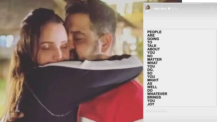 Qala fame Tripti Dimri shares cryptic post amidst breakup rumour