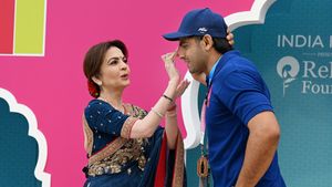 India Today NE at Paris Olympics Through Gitika’s Lens | Exclusive pics Nita Ambani felicitates Neeraj Chopra and PR Sreejesh in ‘India House’ at Paris