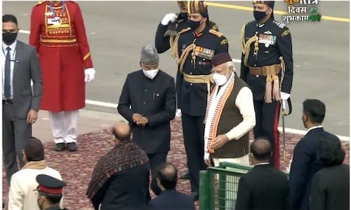 73rd Republic Day celebrations underway; PM Modi unfurls tricolor at Rajpath