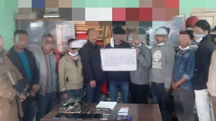 Nagaland police & Assam Rifles bust kidnapping ring; 9 militants arrested