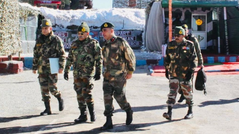 Sikkim: Lt Gen Rana Pratap Kalita inspects border areas Sikkim: Lt Gen Rana Pratap Kalita inspects border areas