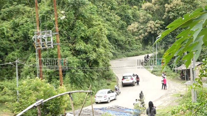 The other side of Lailapur- road leading to Vairengte
