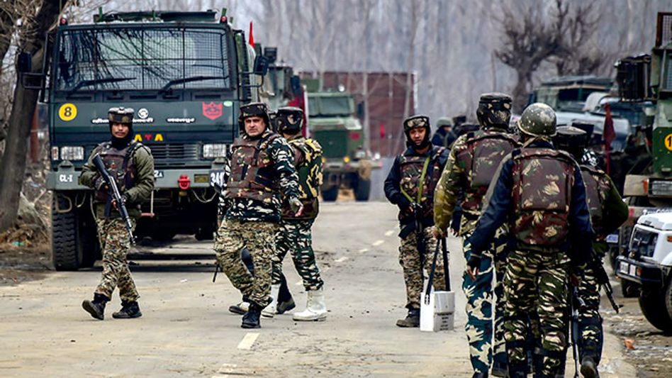 Two Hizbul Mujahideen Terrorists Killed in Pulwama Two Hizbul Mujahideen Terrorists Killed in Pulwama
