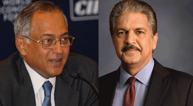 Industrialists Anand Mahindra and TVS Chairman Venu Srinivasan to be Honored with 'Padma Bhushan' Industrialists Anand Mahindra and TVS Chairman Venu Srinivasan to be Honored with 'Padma Bhushan'