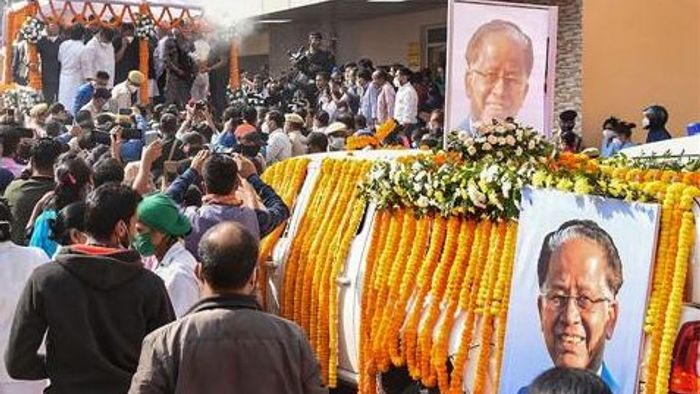 Tarun Gogoi's last rites to be perfomed at Navagraha Crematorium in Guwahati
