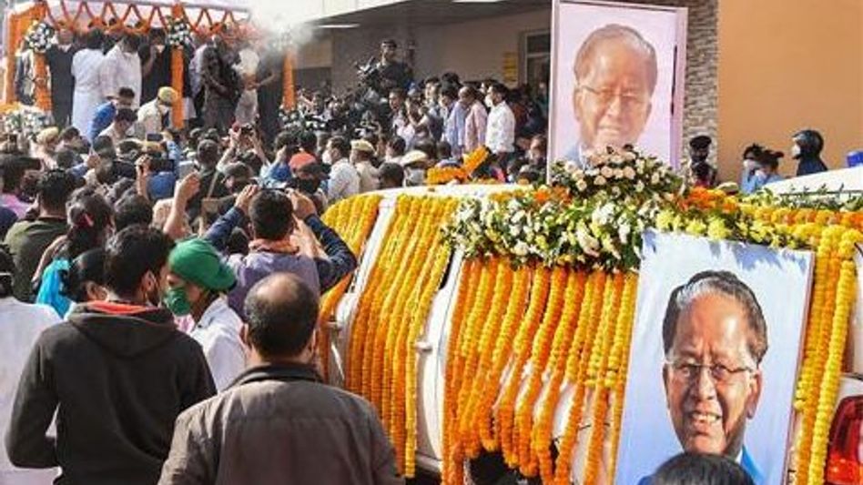Tarun Gogoi's last rites to be perfomed at Navagraha Crematorium in Guwahati Tarun Gogoi's last rites to be perfomed at Navagraha Crematorium in Guwahati
