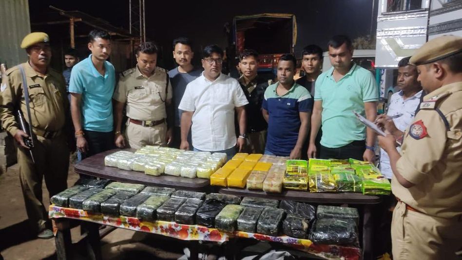 Drugs worth Rs 140 crore seized in Sonapur Drugs worth Rs 140 crore seized in Sonapur