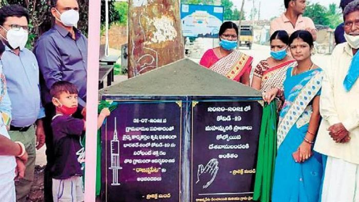 India's first memorial for Covid-19 victims installed in Telangana