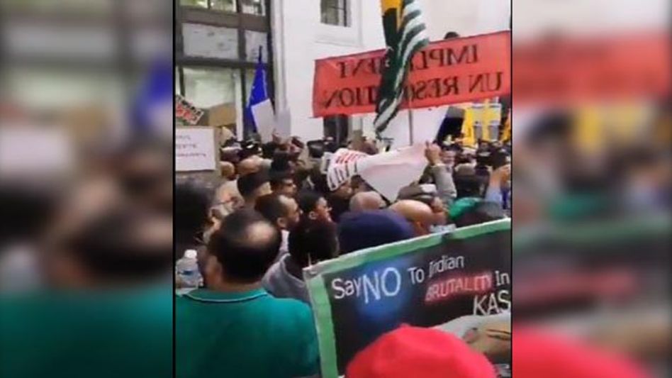 Attack on Indians outside Indian High Commission in London Attack on Indians outside Indian High Commission in London