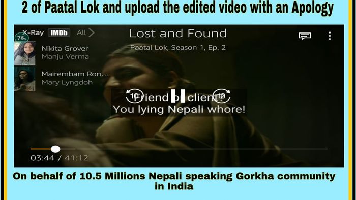 Nepali body demands Amazon Prime's Paatal Lok slur removed
