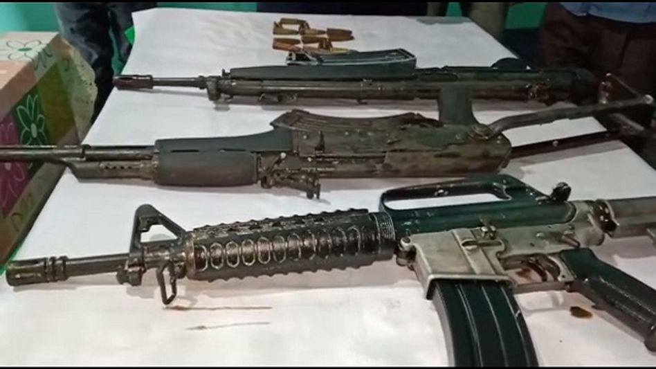 Assam: Cache of arms and ammunition recovered in Udalguri Assam: Cache of arms and ammunition recovered in Udalguri