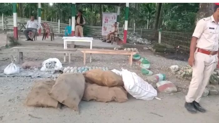 Assam Police seizes huge cache of explosives and ammunition, apprehends two in Baksa