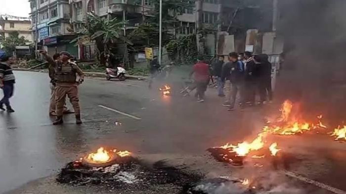 Arunachal: Capital city witnesses deserted violent look due to 12-hour bandh today