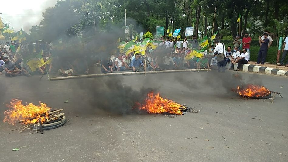 Tripura: IPFT strike, Khumulwng wears a deserted look Tripura: IPFT strike, Khumulwng wears a deserted look