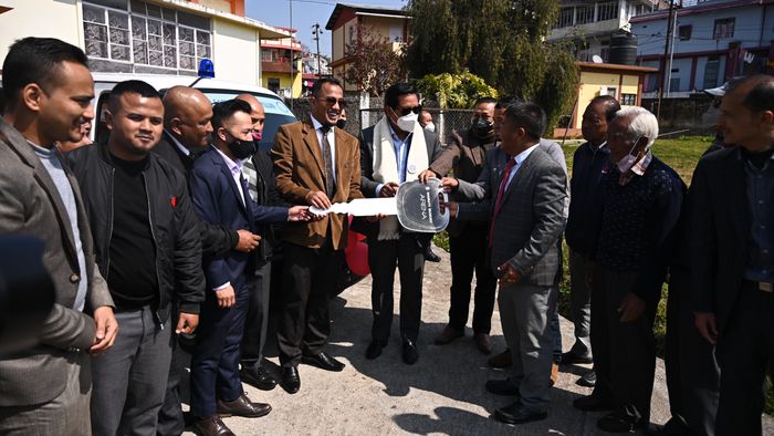 Meghalaya: CM Conrad Sangma hands over ambulance to Mawlai Pyllun Seng Samla