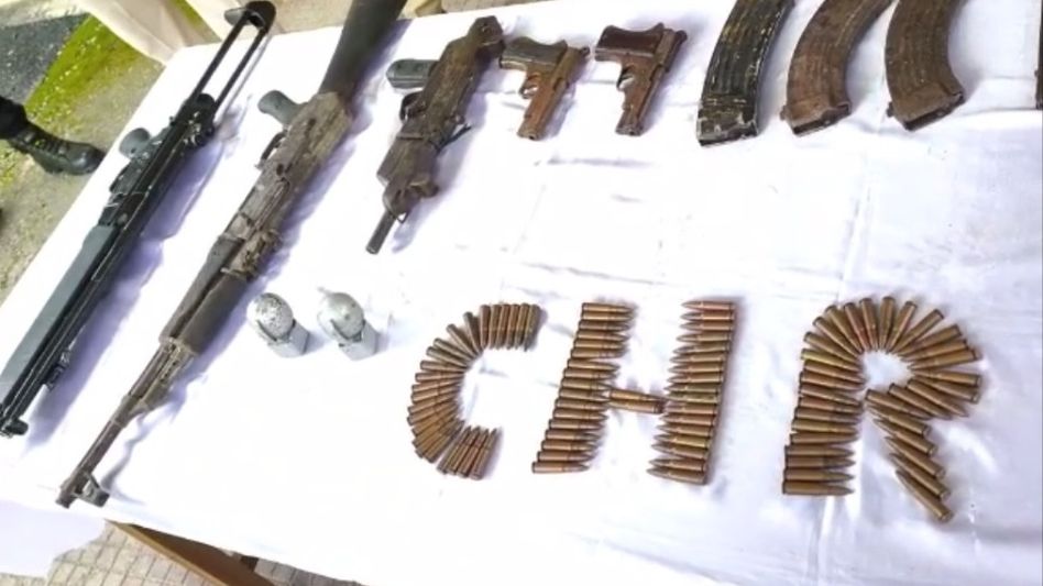 Assam: Huge amount of arms recovered in Chirang Assam: Huge amount of arms recovered in Chirang