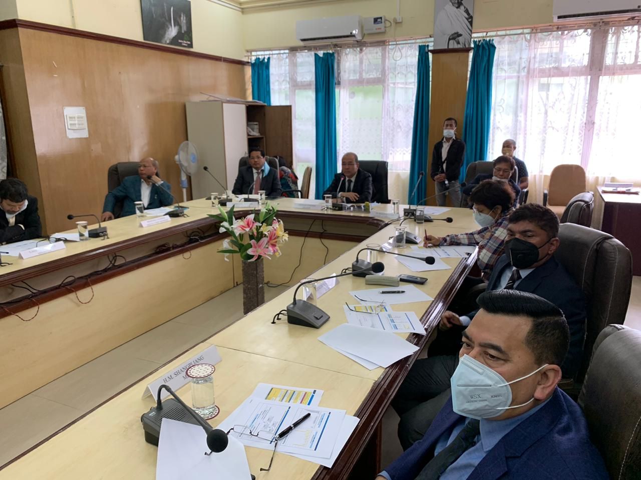 conrad sangma in meeting