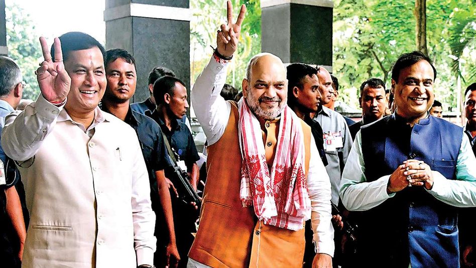 Amit Shah to campaign in Assam for Himanta Biswa Sarma today Amit Shah to campaign in Assam for Himanta Biswa Sarma today