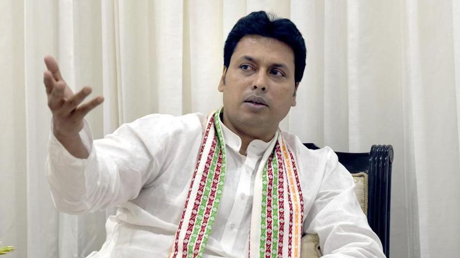 Biplab Kumar Deb resigns as Tripura CM ahead of 2023 polls Biplab Kumar Deb resigns as Tripura CM ahead of 2023 polls