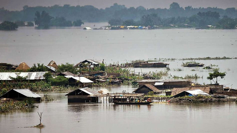 Assam Flood condition report; Eight districts affected as of now Assam Flood condition report; Eight districts affected as of now