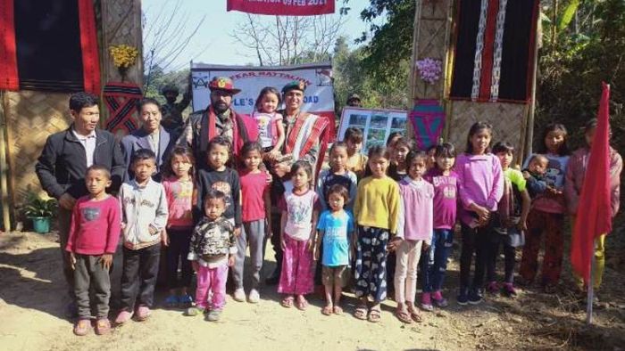 Assam Rifles repair roads