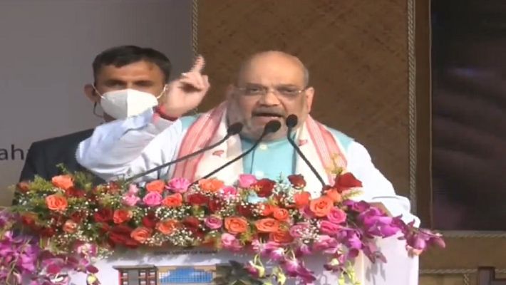 Amit Shah in Assam today, lays foundation stone for Govt Schemes