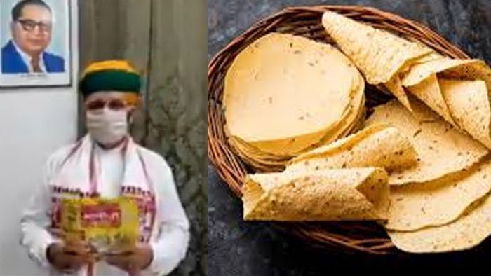 Union Minister Arjun Ram Meghwal launches ‘Bhabhi ji papad’, claims snack can drive away COVID-19