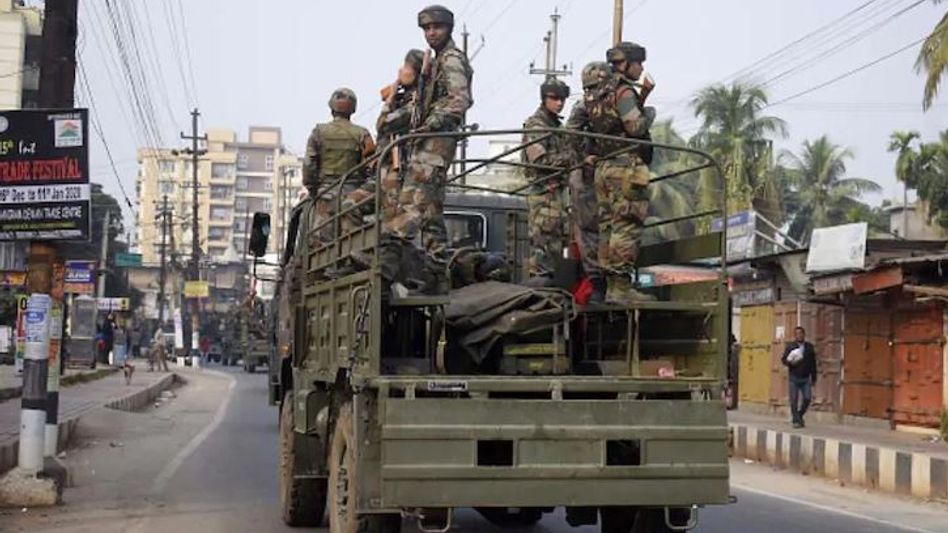 AFSPA extended in Assam for six months AFSPA extended in Assam for six months