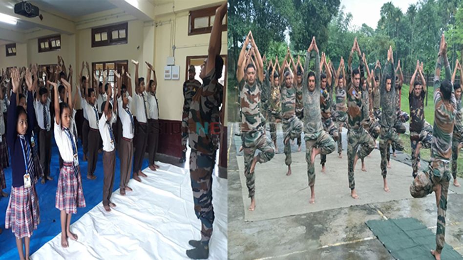ASSAM: INTERNATIONAL DAY OF YOGA CELEBRATED BY CHIRANG ARMY OF RED HORNS DIVISION ASSAM: INTERNATIONAL DAY OF YOGA CELEBRATED BY CHIRANG ARMY OF RED HORNS DIVISION