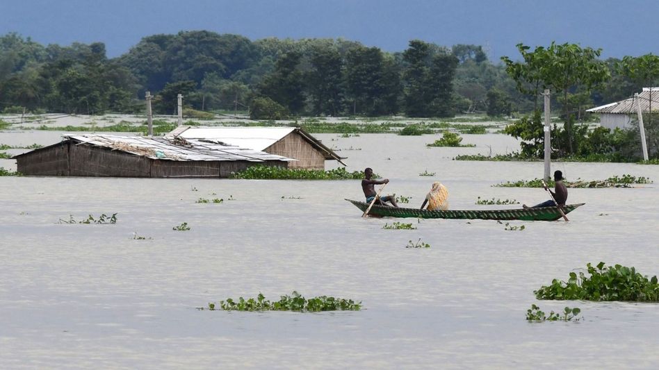 Assam flood report; 32 district and 51 lakh population affected; no human life lost as of now Assam flood report; 32 district and 51 lakh population affected; no human life lost as of now