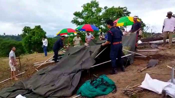 Assam police set up camps for protection against encroachers at Dissoi valley