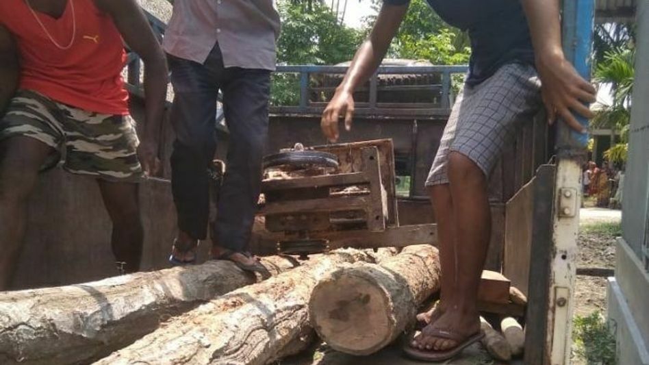Assam: 3 more illegal band saw mills dismantled in Barpeta by forest officials Assam: 3 more illegal band saw mills dismantled in Barpeta by forest officials