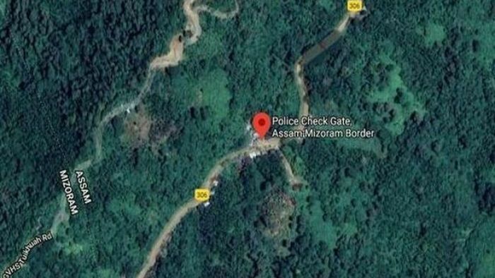 Assam-Mizoram border