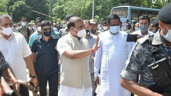 Assam Mizoram border