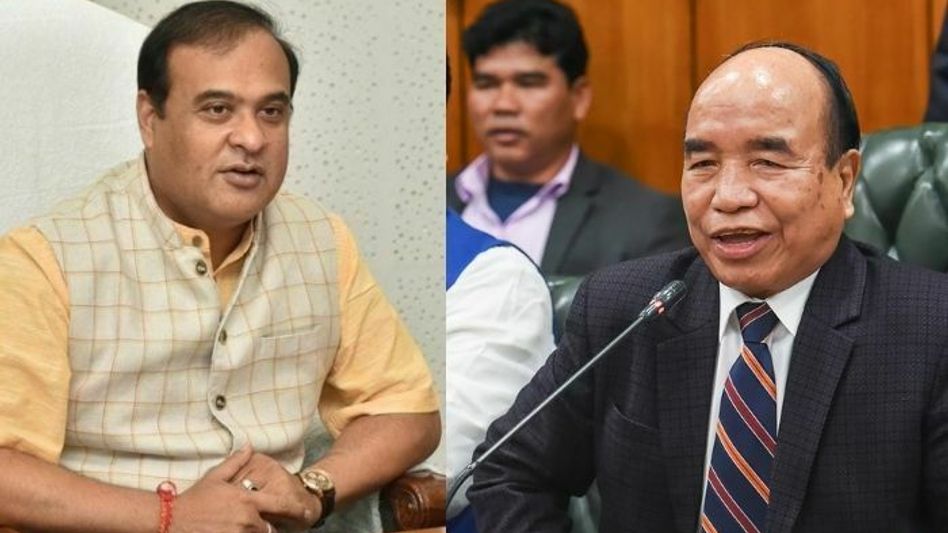Assam & Mizoram's CMs agree on Border dispute discussion Assam & Mizoram's CMs agree on Border dispute discussion