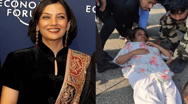 Shabana Azmi Injured in Car Accident on Mumbai-Pune Expressway Shabana Azmi Injured in Car Accident on Mumbai-Pune Expressway
