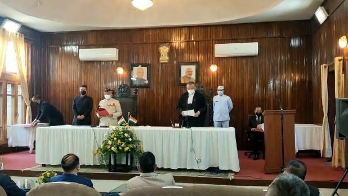 B.D. Mishra swear in as additional charge of 23rd Governor of Mizoram