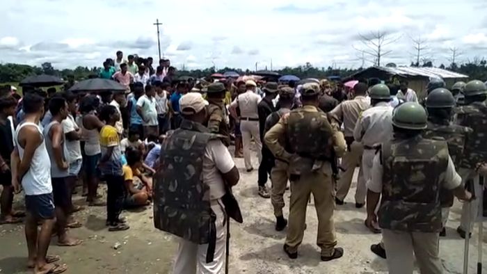 Baghjan fire victims take to street seeking compensation