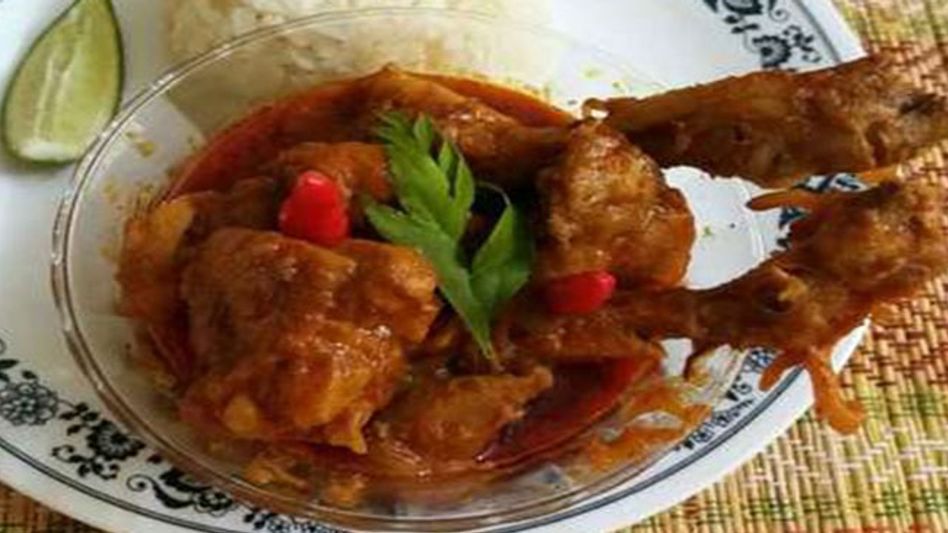 Assamese Sesame Kaffir Lime Chicken Curry Assamese Sesame Kaffir Lime Chicken Curry