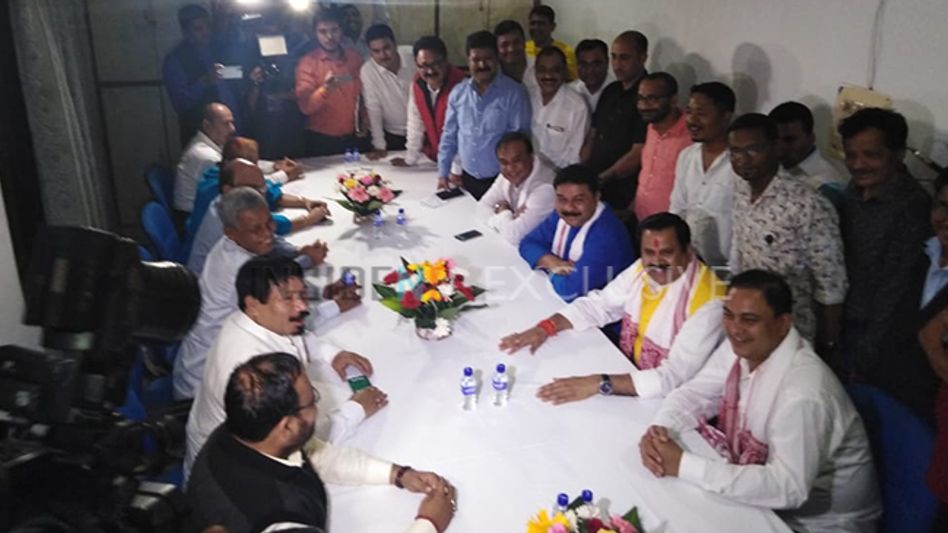 AGP-BJP crucial meeting at AGP Office in Ambari AGP-BJP crucial meeting at AGP Office in Ambari