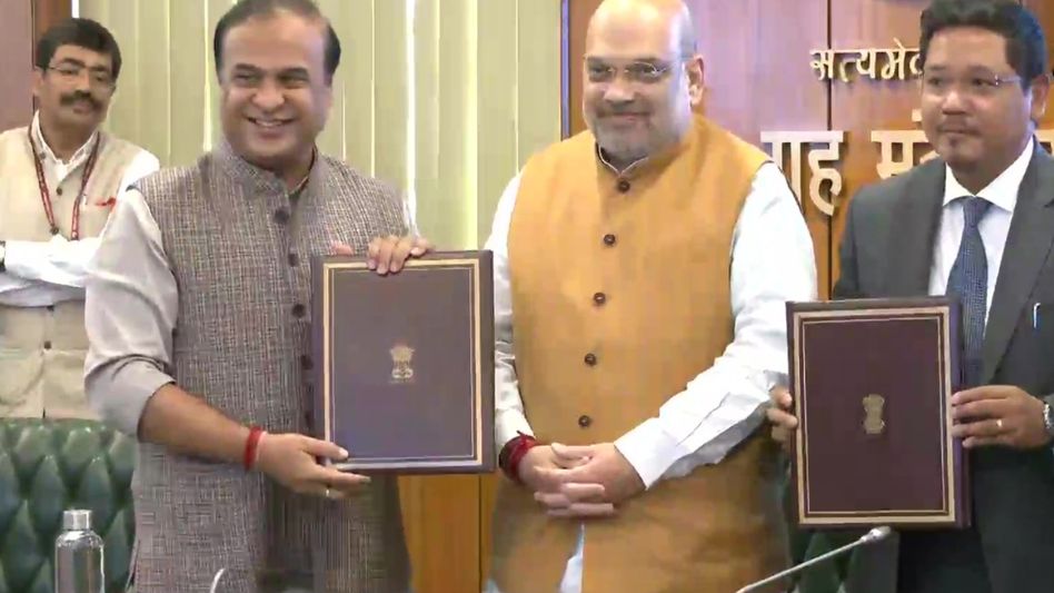 Assam, Meghalaya sign historic agreement to resolve 50-year-old boundary dispute Assam, Meghalaya sign historic agreement to resolve 50-year-old boundary dispute