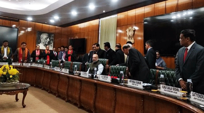 Govt Inks Historic Peace Accord with Bodo Stakeholders, Announces Rs 1500 Cr Package Govt Inks Historic Peace Accord with Bodo Stakeholders, Announces Rs 1500 Cr Package