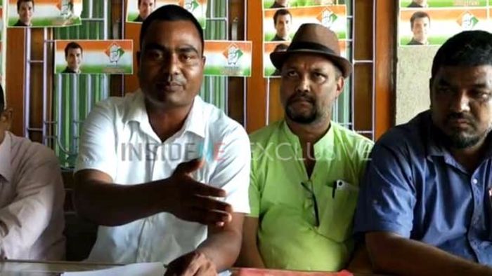 Bajali Congress President Ilias Hussain addresses the press