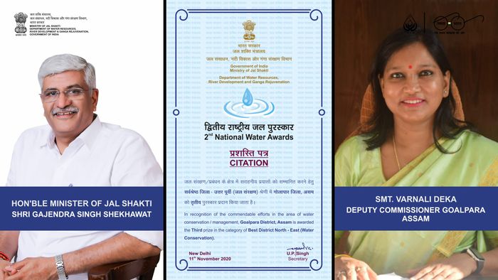 Assam’s Goalpara district receives National Water Award