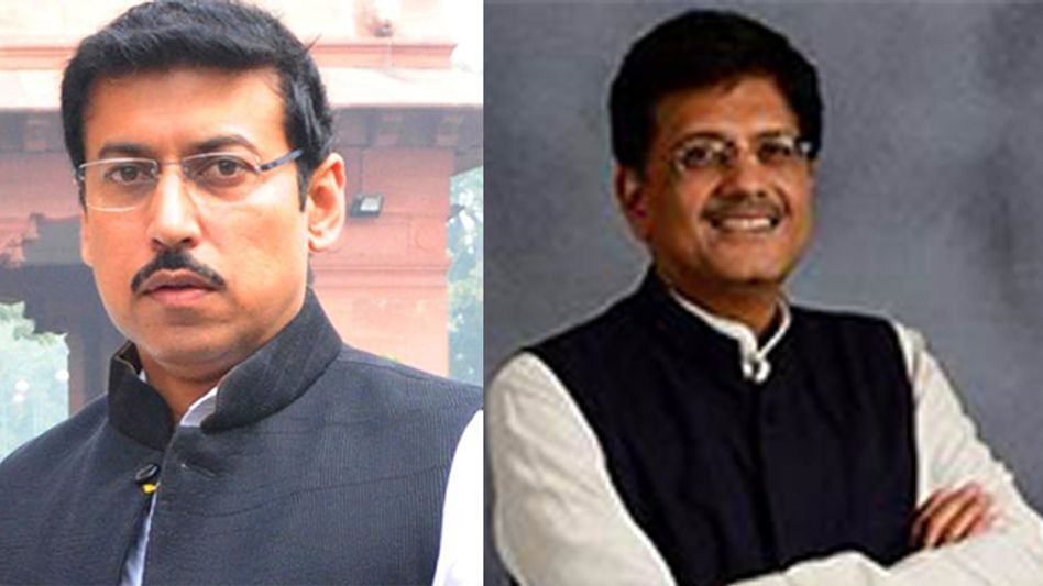 CABINET MINISTRY RESHUFFLE: RAJYAVARDHAN RATHORE TAKES CHARGE OF I&B, PIYUSH GOYAL TO TAKE OVER FINANCE CABINET MINISTRY RESHUFFLE: RAJYAVARDHAN RATHORE TAKES CHARGE OF I&B, PIYUSH GOYAL TO TAKE OVER FINANCE