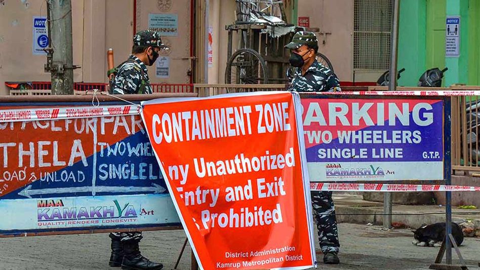 Assam: Active COVID-19 containment zones in Kamrup (M) increase to 99 Assam: Active COVID-19 containment zones in Kamrup (M) increase to 99