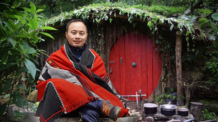 Tale behind a Naga youth's hobbit home