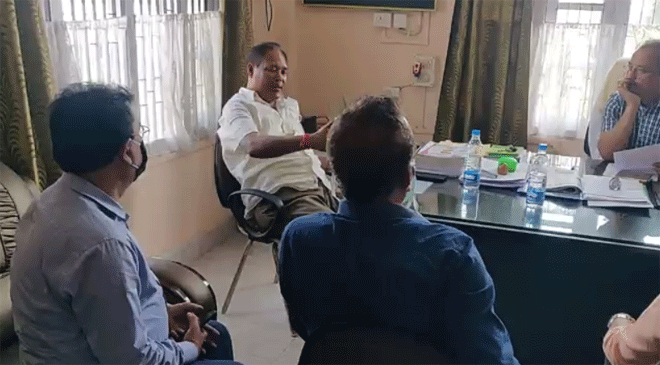 Assam: Rajya Sabha MP Biswajit Daimary Discusses COVID-19 "Preventive Measures" with Baksa Hospital Authorities Assam: Rajya Sabha MP Biswajit Daimary Discusses COVID-19 "Preventive Measures" with Baksa Hospital Authorities