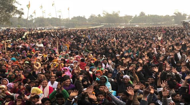 NPP SHOWS ITS STRENGTH IN PLAIN BELT OF GARO HILLS